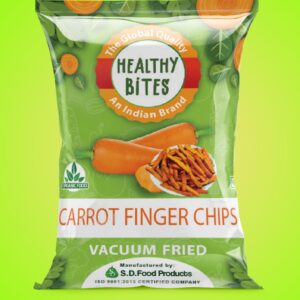 vacuum Fried Carrot finger chips