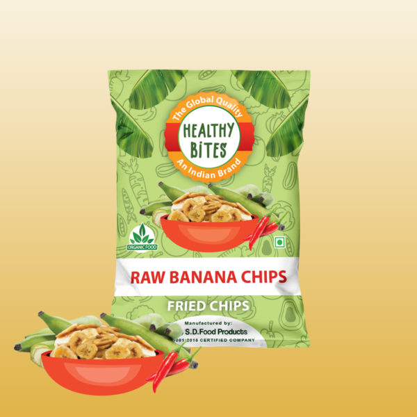 Raw banana chips