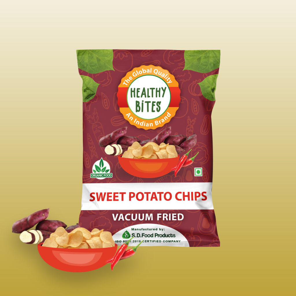 Sweet Potato Vacuum Fried chips SD Food Products